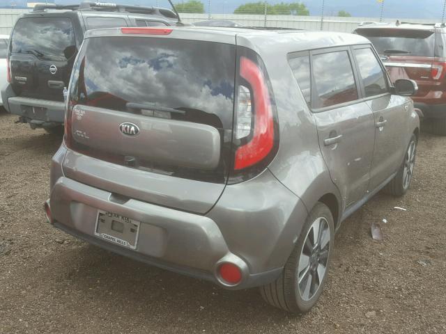 KNDJX3A57G7347905 - 2016 KIA SOUL ! SILVER photo 4