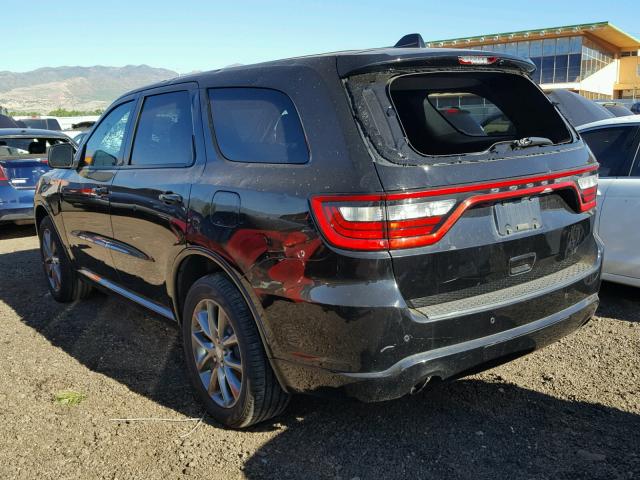 1C4RDJDG2HC697934 - 2017 DODGE DURANGO GT BLACK photo 3