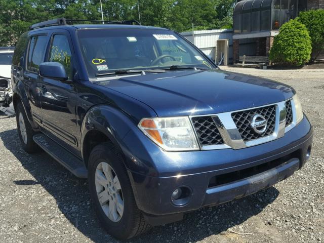 5N1AR18W76C623692 - 2006 NISSAN PATHFINDER ლურჯი ფოტო 1