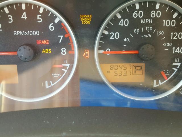 5N1AR18W76C623692 - 2006 NISSAN PATHFINDER ლურჯი ფოტო 8