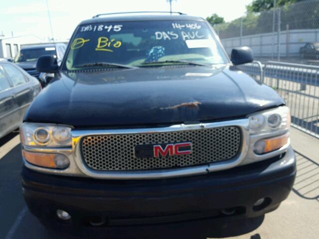 1GKEK63U21J192667 - 2001 GMC DENALI BLACK photo 9