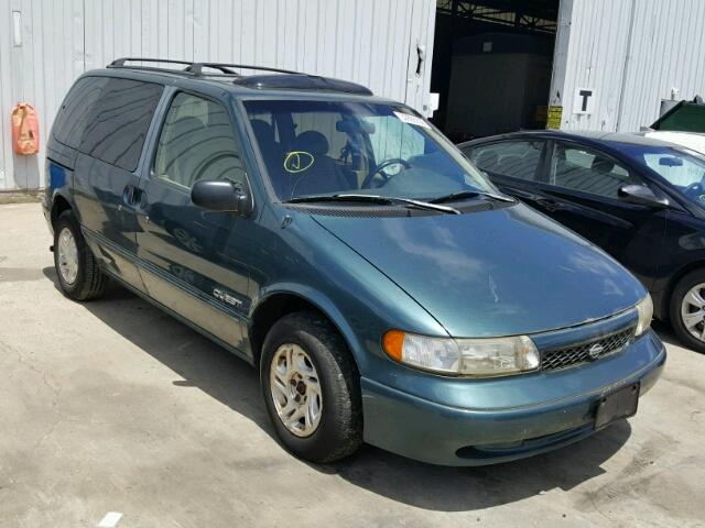 4N2DN11W7TD836636 - 1996 NISSAN QUEST XE GREEN photo 1