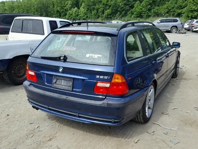 WBAEN33474PC13418 - 2004 BMW 325 IT BLUE photo 4