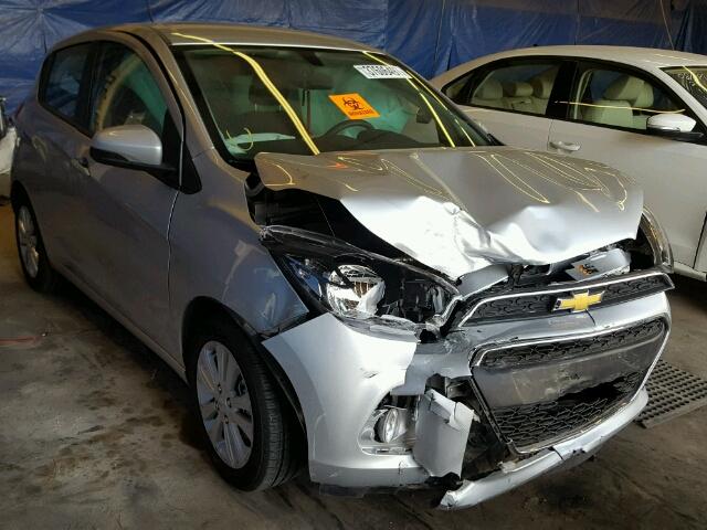 KL8CD6SA7HC745616 - 2017 CHEVROLET SPARK 1LT SILVER photo 1