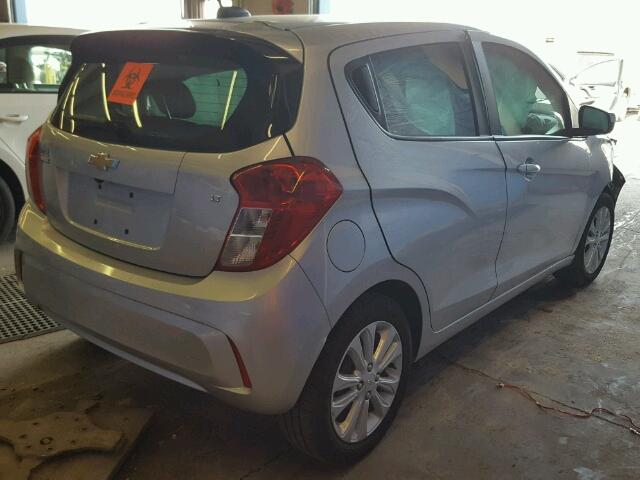 KL8CD6SA7HC745616 - 2017 CHEVROLET SPARK 1LT SILVER photo 4