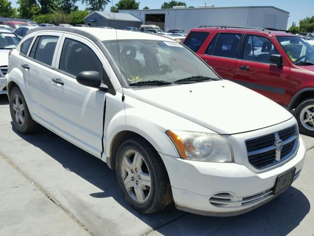 1B3HB48B98D635153 - 2008 DODGE CALIBER SX WHITE photo 1