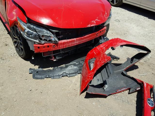 JTKJF5C79E3077781 - 2014 TOYOTA SCION TC 红色 照片 9