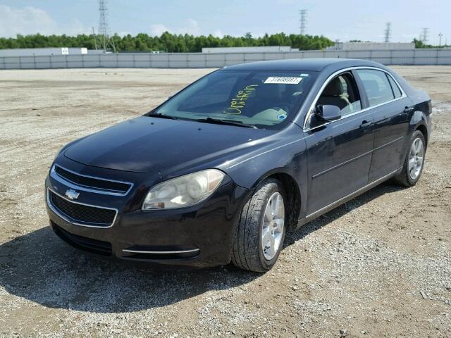 1G1ZD5EB9AF183151 - 2010 CHEVROLET MALIBU 2LT BLACK photo 2