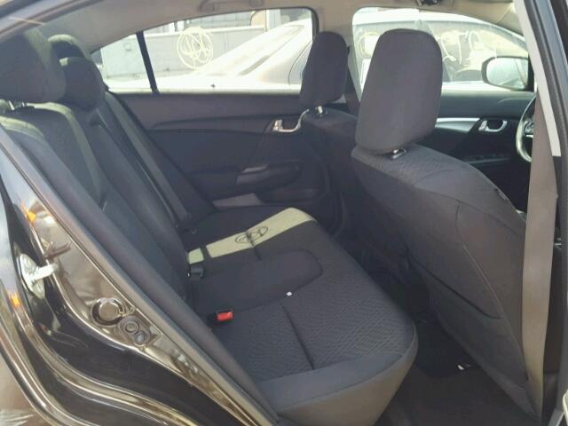 2HGFB2F81EH547327 - 2014 HONDA CIVIC EX 棕色 照片 6