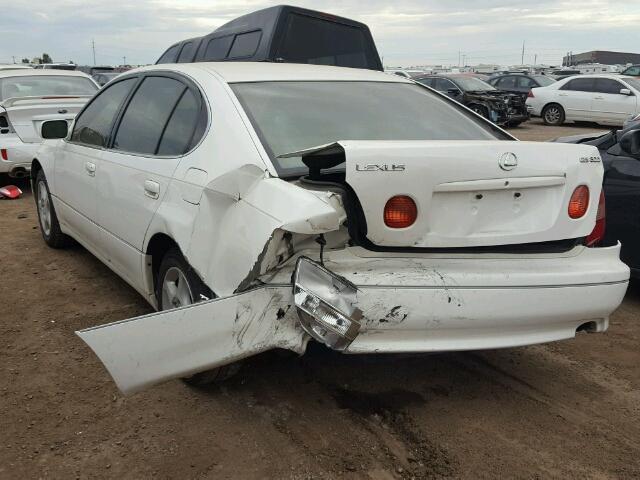JT8BD68S0X0069365 - 1999 LEXUS GS WHITE photo 3