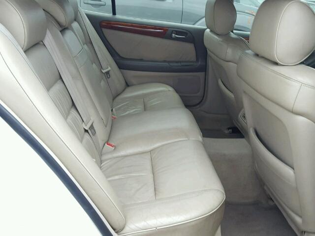 JT8BD68S0X0069365 - 1999 LEXUS GS WHITE photo 6