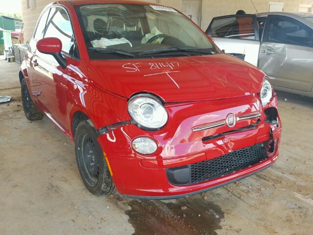 3C3CFFAR1ET173679 - 2014 FIAT 500 POP RED photo 1