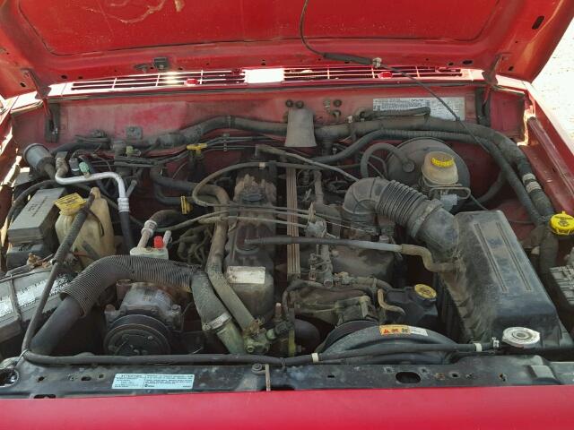 1J4FF68SXXL542906 - 1999 JEEP CHEROKEE S RED photo 7