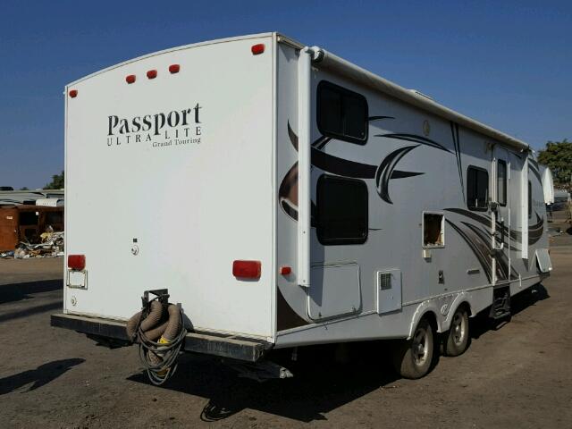 4YDT26520DX410358 - 2013 PASSPORT TRAVELTRLR WHITE photo 4