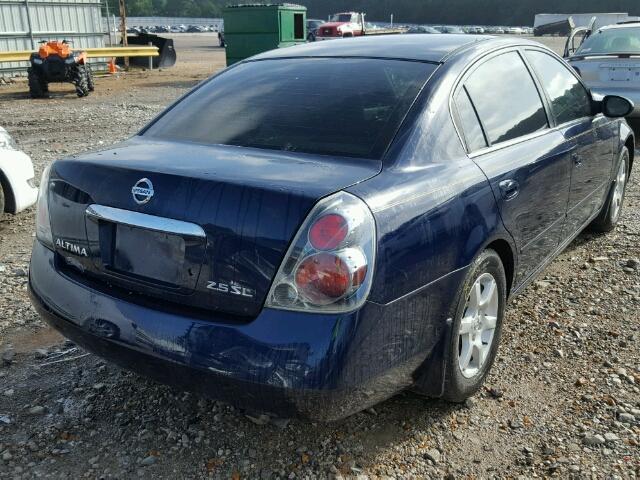 1N4AL11D86N441735 - 2006 NISSAN ALTIMA S BLUE photo 4