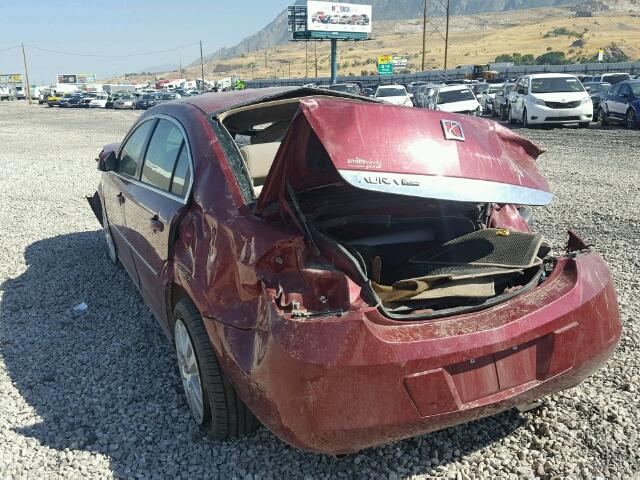 1G8ZS57N67F208451 - 2007 SATURN AURA XE BURGUNDY photo 3