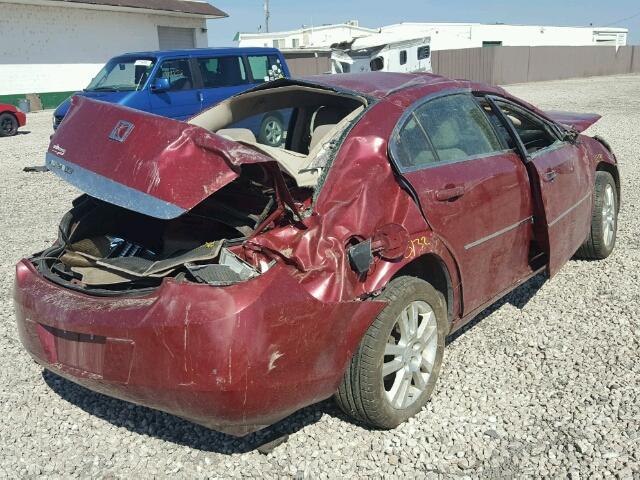 1G8ZS57N67F208451 - 2007 SATURN AURA XE BURGUNDY photo 4