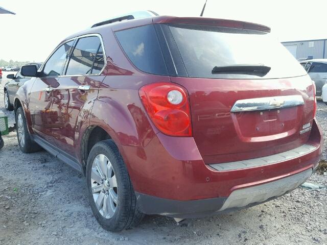 2CNALPEW5A6325877 - 2010 CHEVROLET EQUINOX LT RED photo 3