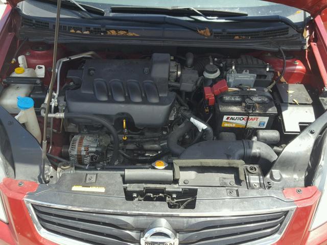 3N1AB6AP3CL778669 - 2012 NISSAN SENTRA 2.0 RED photo 7