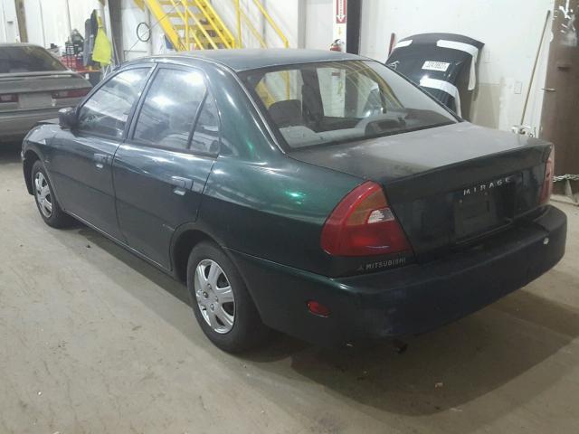 JA3AY26A0XU033171 - 1999 MITSUBISHI MIRAGE DE GREEN photo 3