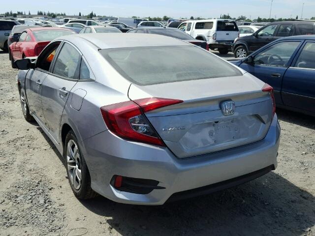 19XFC2F54HE212502 - 2017 HONDA CIVIC LX SILVER photo 3