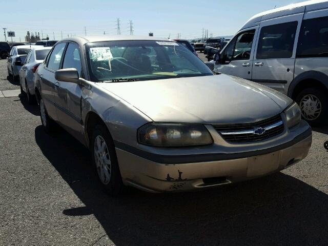 2G1WF52E439376010 - 2003 CHEVROLET IMPALA GOLD photo 1