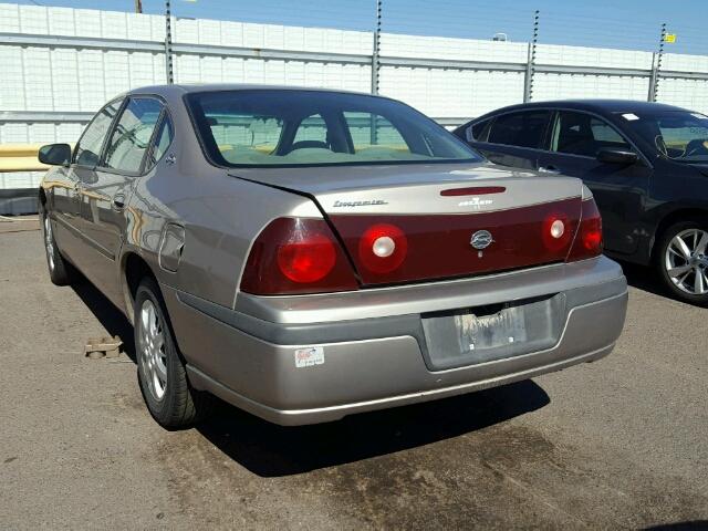 2G1WF52E439376010 - 2003 CHEVROLET IMPALA 金色 照片 3