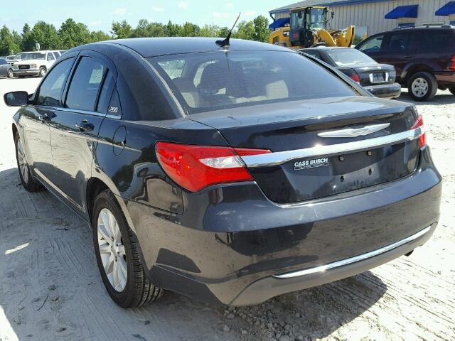 1C3CCBBB3CN164157 - 2012 CHRYSLER 200 TOURIN BLACK photo 3