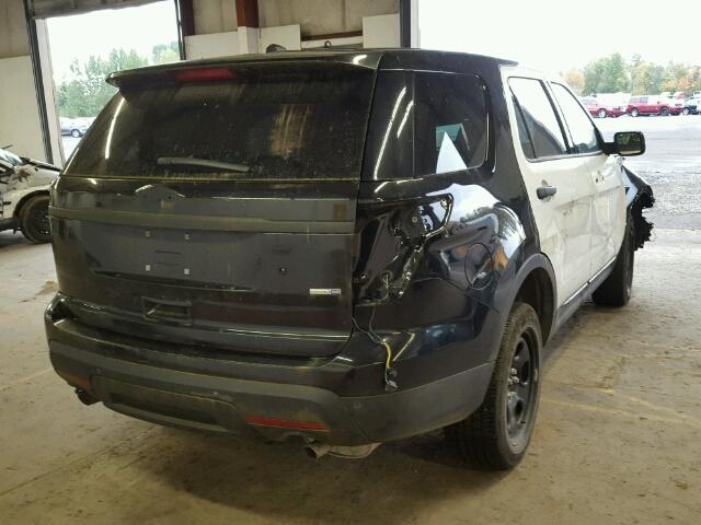 1FM5K8AR8EGC02297 - 2014 FORD EXPLORER P TWO TONE photo 4