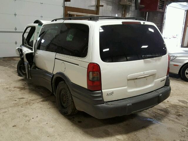 1GMDX03E62D318054 - 2002 PONTIAC MONTANA WHITE photo 3