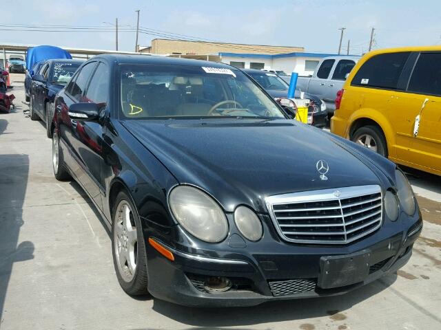 WDBUF56X87B103259 - 2007 MERCEDES-BENZ E350 BLACK photo 1