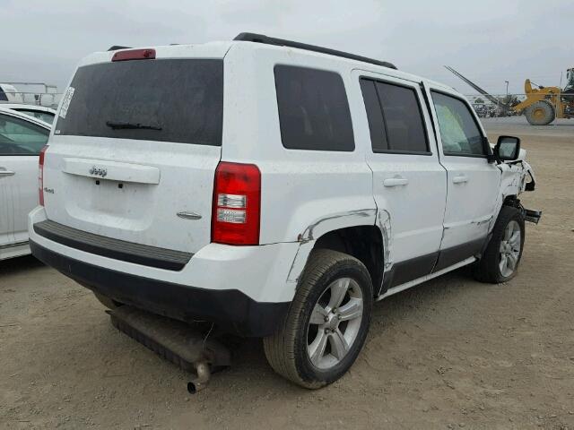 1C4NJRFB8GD782129 - 2016 JEEP PATRIOT LA WHITE photo 4