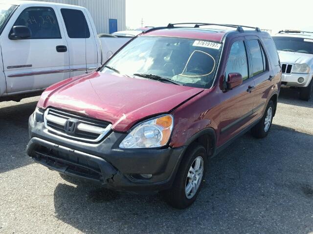 JHLRD78804C607859 - 2004 HONDA CR-V MAROON photo 2