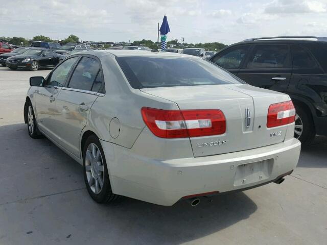 3LNHM26T78R645093 - 2008 LINCOLN MKZ SILVER photo 3