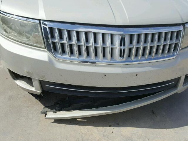 3LNHM26T78R645093 - 2008 LINCOLN MKZ SILVER photo 9