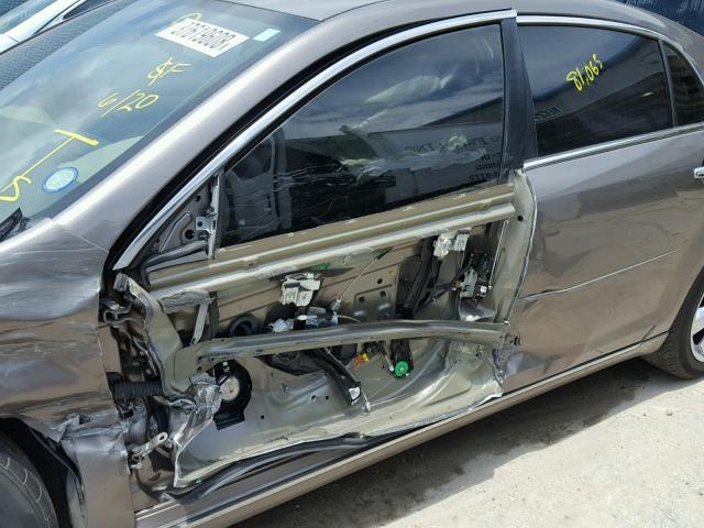 1G1ZC5E07CF311827 - 2012 CHEVROLET MALIBU 1LT 棕色 照片 10