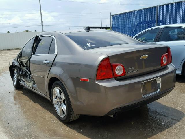 1G1ZC5E07CF311827 - 2012 CHEVROLET MALIBU 1LT 棕色 照片 3