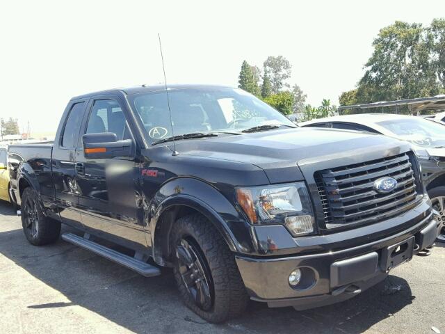 1FTFX1EFXCFC99071 - 2012 FORD F150 BLACK photo 1