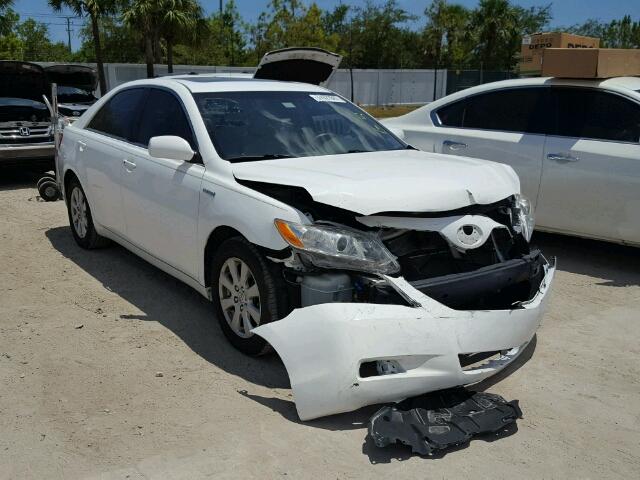 4T1BB46K87U001057 - 2007 TOYOTA CAMRY NEW WHITE photo 1