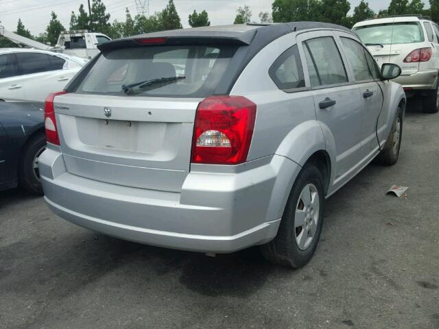 1B3HB28B97D511256 - 2007 DODGE CALIBER SILVER photo 4