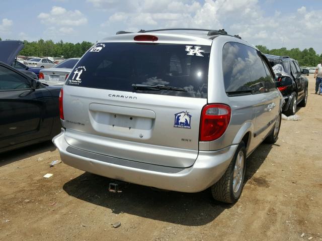 1D4GP45R46B563609 - 2006 DODGE CARAVAN SX GRAY photo 4