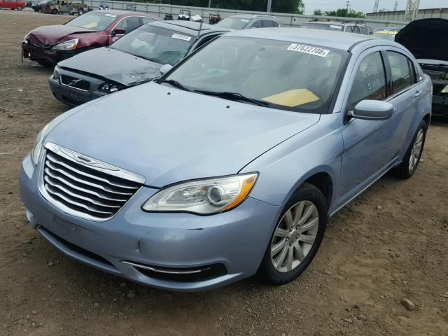 1C3CCBBB3DN579898 - 2013 CHRYSLER 200 TOURIN BLUE photo 2