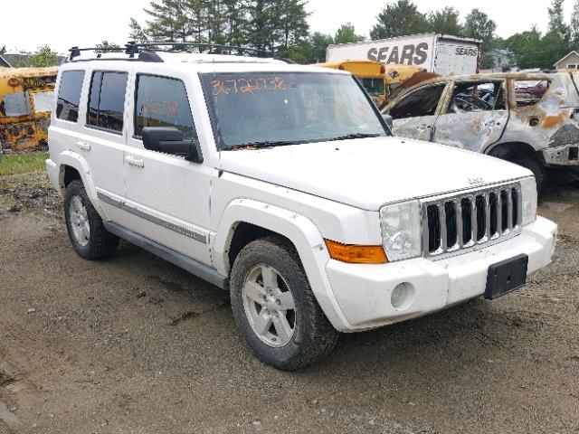 1J8HG58N96C175116 - 2006 JEEP COMMANDER თეთრი ფოტო 1
