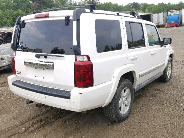 1J8HG58N96C175116 - 2006 JEEP COMMANDER თეთრი ფოტო 4