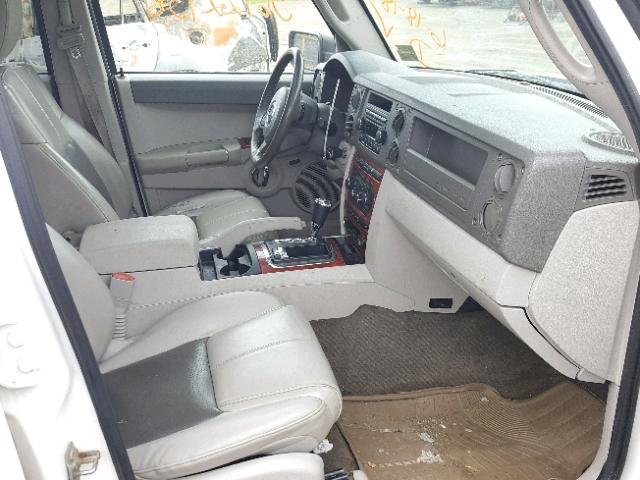 1J8HG58N96C175116 - 2006 JEEP COMMANDER თეთრი ფოტო 5