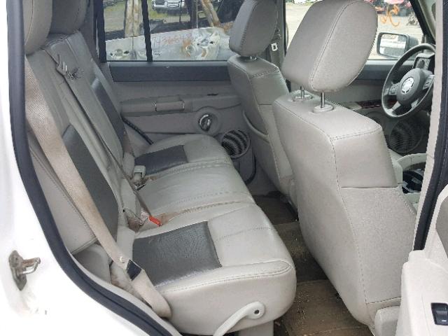 1J8HG58N96C175116 - 2006 JEEP COMMANDER თეთრი ფოტო 6