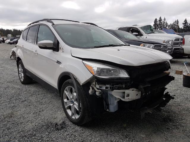 1FMCU9H90DUA69256 - 2013 FORD ESCAPE SEL WHITE photo 1