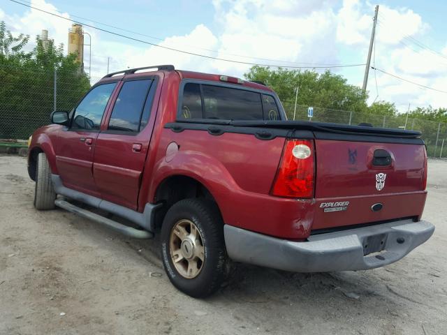 1FMZU67K94UB09878 - 2004 FORD EXPLORER S BURGUNDY photo 3