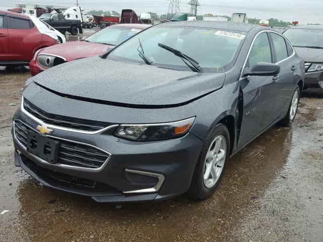 1G1ZB5ST0HF208404 - 2017 CHEVROLET MALIBU LS Grafit foto 2