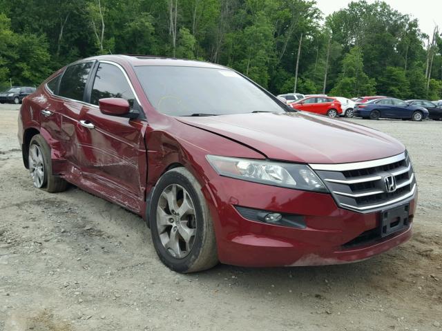 5J6TF2H59AL001164 - 2010 HONDA ACCORD CRO BURGUNDY photo 1